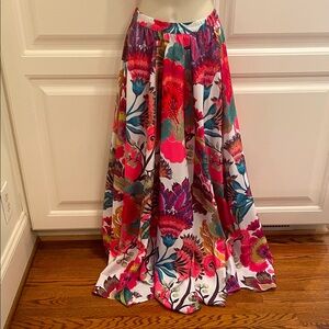 Rachel Zoe colorful floral maxi skirt sz S